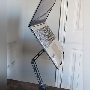 2 in 1 desk rotating Laptop holder stand